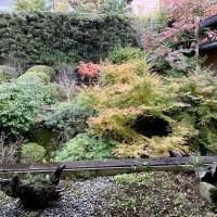 和食・披露宴会場「錦水」ロビーから見える庭園