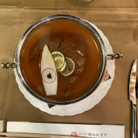 試食のフカヒレスープ