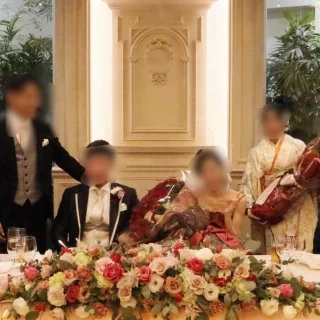 サプライズのバラは式場で用意していただけます