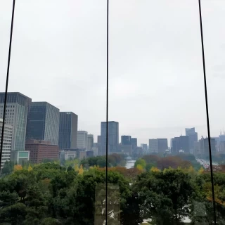 チャペルから外を見た際の景色