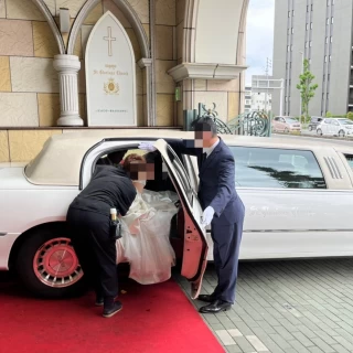 リムジン乗車