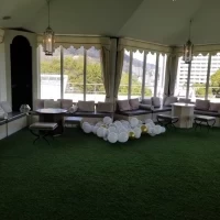 披露宴中にこのガーデンっぽいお部屋に移動できます