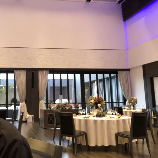 ガーデンもついた会場