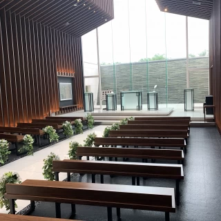 雨の日の挙式会場