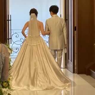 新郎新婦の退場です。このあとアフターセレモニーができます。