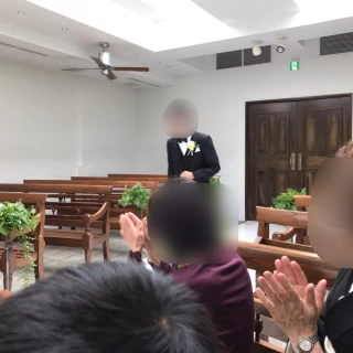 新郎入場