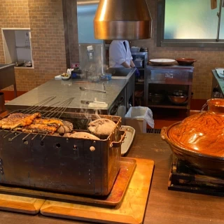 鰻ご飯の準備中