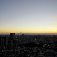 品川プリンスの食事会場からの夜景