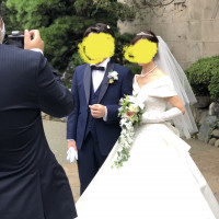 お庭で写真を撮れました。