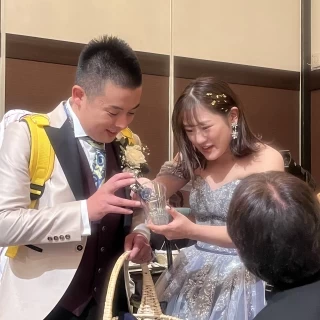 ビールサーブの写真