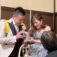 ビールサーブの写真