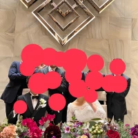 新郎新婦壇上