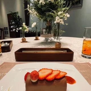 可愛らしい見た目のケーキ。