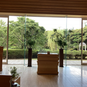 開放感溢れチャペル|598005さんのTHE GRASS HOUSE 桜の杜（ザ グラスハウス 桜の杜）の写真(1301464)