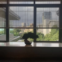 3階エレベーターホール近くの景色。東京タワーが見えます