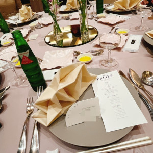 テーブルコーディネート|598083さんのノートルダム横浜みなとみらい/FIVESTAR WEDDINGの写真(2462186)