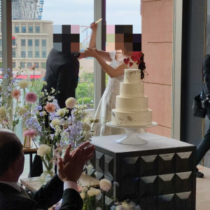 ケーキカット|598083さんのノートルダム横浜みなとみらい/FIVESTAR WEDDINGの写真(2462188)