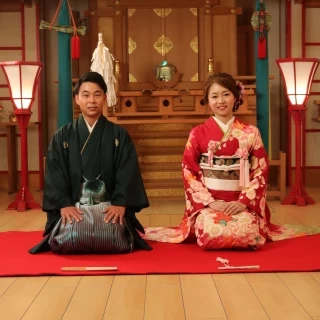 神前式の会場です。