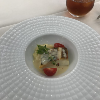 スズキのソテーです。