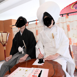 証明書記入|598243さんの北野天満神社 北野祝言の写真(1687804)