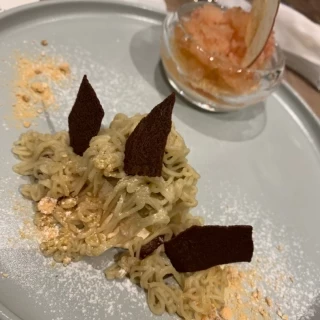 デザートです。
モンブランがとても好評でした。