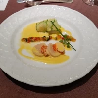 オマールエビのホタテ