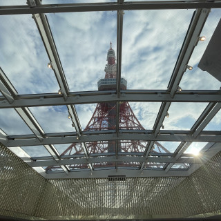 チャペルから見上げた東京タワー