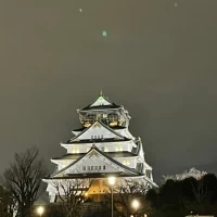 大阪城が間近にあり、迫力満点です
