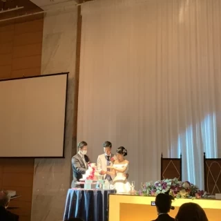 ケーキ入刀