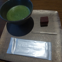 打ち合わせの時に頂いた抹茶