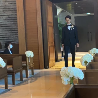 新郎入場時
