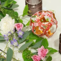 メインテーブルの装花