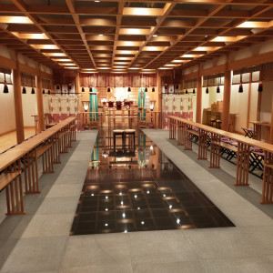 和の挙式会場は少し狭いです|599027さんのホテルアソシア静岡の写真(1636101)