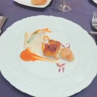 魚料理だったと思います。