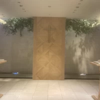 ホテル内のチャペルです。ナチュラルな雰囲気で素敵でした。