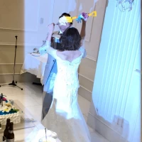 ケーキの演出を快く引き受けてくれました！