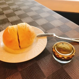 試食でいただいた自家製ブレッドです
