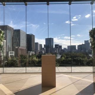 チャペルのこの景色は特別感があります