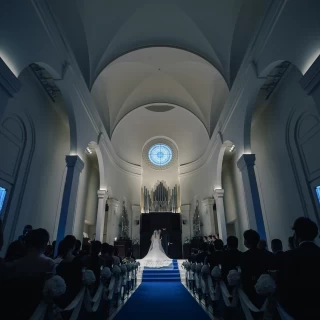 挙式中の会場