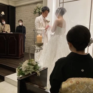 指輪の交換