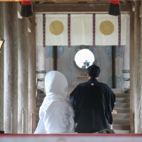 式場提携の神社での神前式