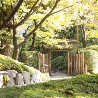 入口の脇の庭の入り口も雰囲気があります。