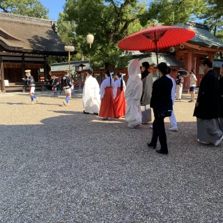 花嫁行列です
