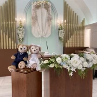 新郎新婦が立つ場の写真です