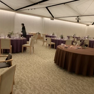 広々とした披露宴会場
