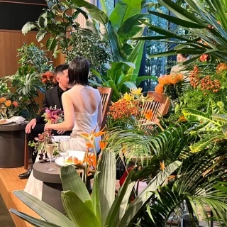 植物園をコンセプトにオレンジをアクセントにしてもらいました
