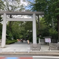 正面鳥居です