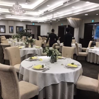 披露宴会場です。