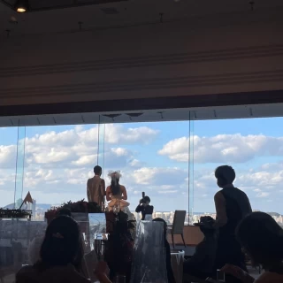 披露宴会場からの景色