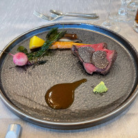 国産牛ローストビーフ 黒トリュフ 山葵